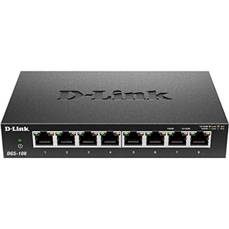 Buy D-Link DGS 108 8-Port Gigabit Switch - High-Performance Networking Solution for Seamless Connectivity